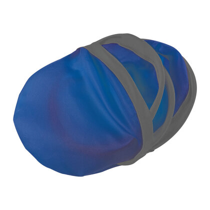 Foldable frisbee with a polyester case