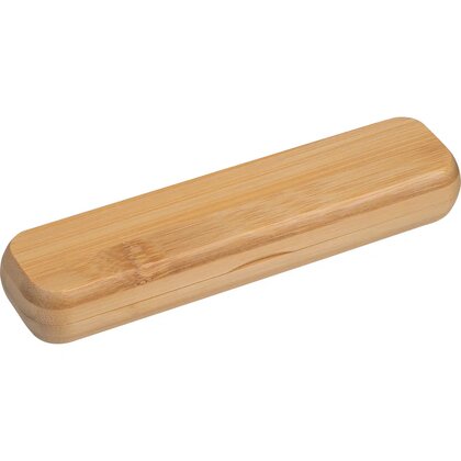 Bamboo pen with twist in bamboo case ROSEMARY