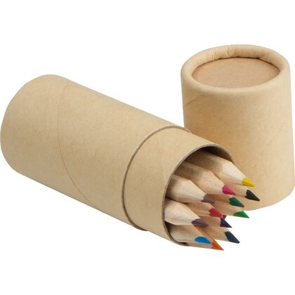 12 piece coloured pencil set FRANCISCO
