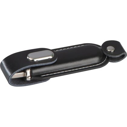 USB Stick with leather cover 4GB