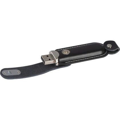 USB Stick with leather cover 4GB