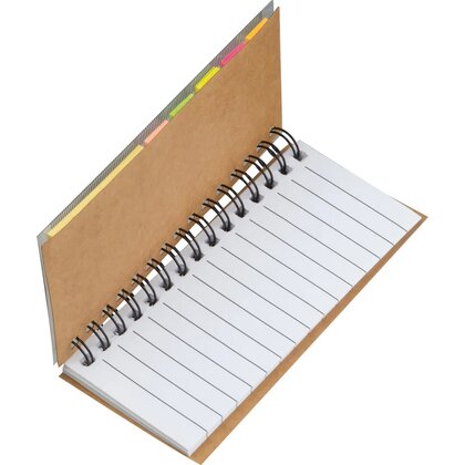 Sticky note set with spiral pad ZOE