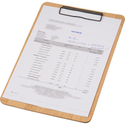 A4 clipboard made of bamboo VITTORIO