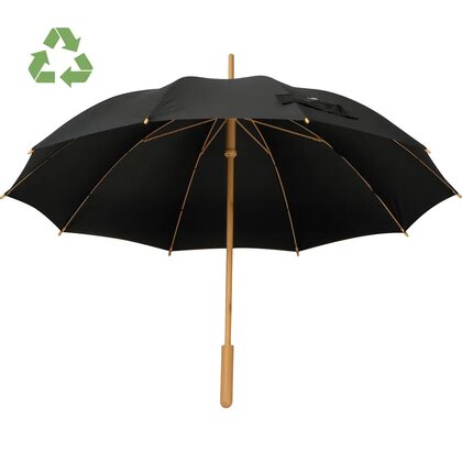 Stick umbrella with bamboo handle LENI