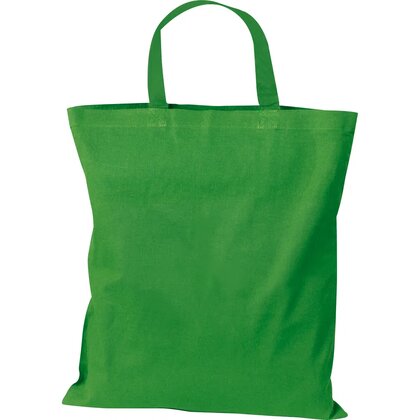 Cotton bag with short handles MARSHALL