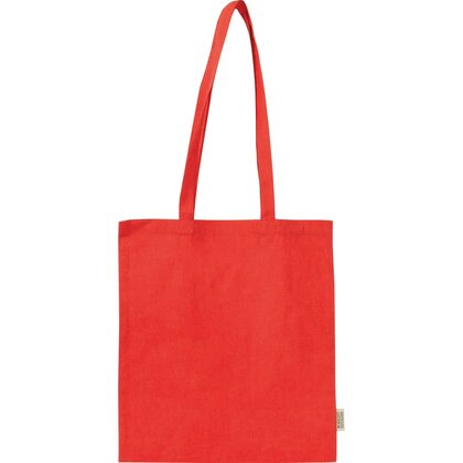 Cotton bag with long handles made from recycled cotton and RPET GLEN