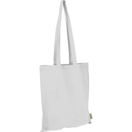 Cotton bag with long handles made from recycled cotton and RPET GLEN