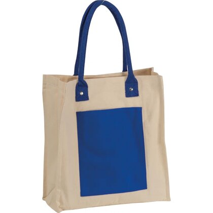 Canvas shopper with long handles RODOLFO