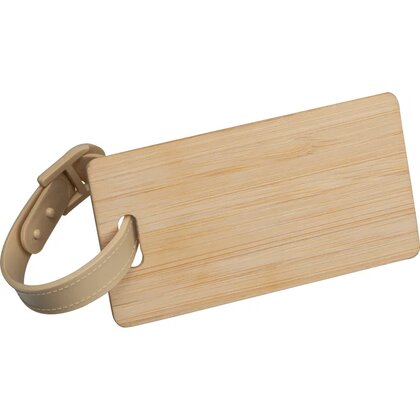 Bamboo luggage tag CIRO