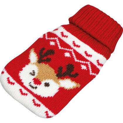 Hand warmer with Christmas knitted cover ROMEO