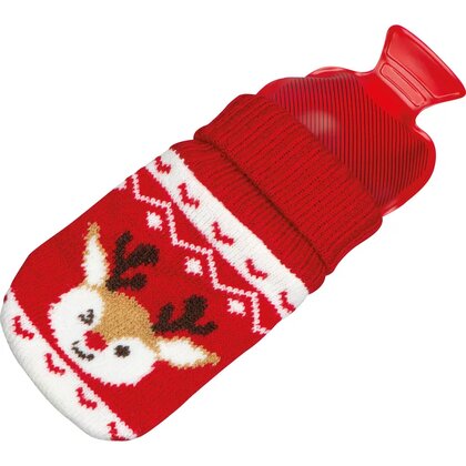 Hand warmer with Christmas knitted cover ROMEO