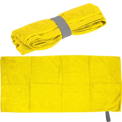 Microfibre towel with elastic band HUGH