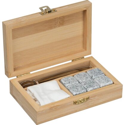 Ice cube set in Bamboo case EWA