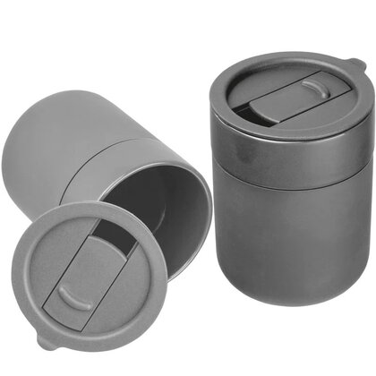 Ceramic drinking cup with silicone sleeve, 340ml ALBERT