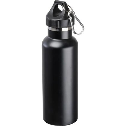 Vacuum flask, matt, 500ml with carabiner NICOLAS