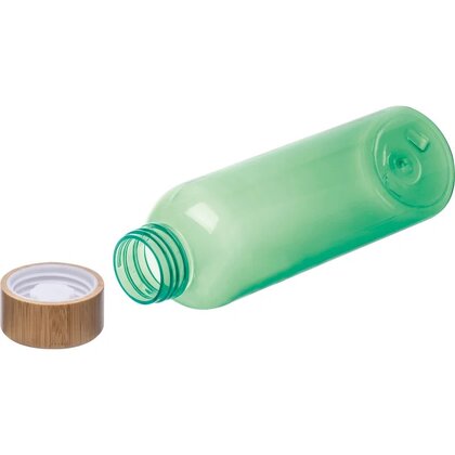 PET drinking bottle with bamboo lid, 500ml SAMBOR