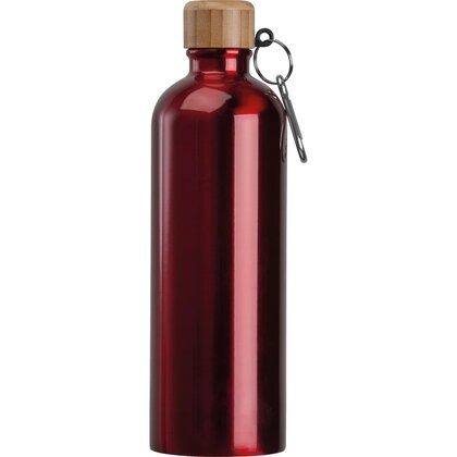 Stainless steel drinking bottle with carabiner, 750ml RUTH