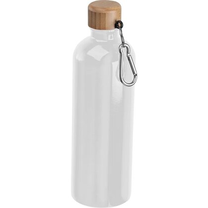 Stainless steel drinking bottle with carabiner, 750ml RUTH