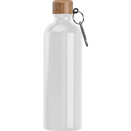 Stainless steel drinking bottle with carabiner, 750ml RUTH