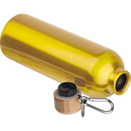 Stainless steel drinking bottle with carabiner, 750ml RUTH