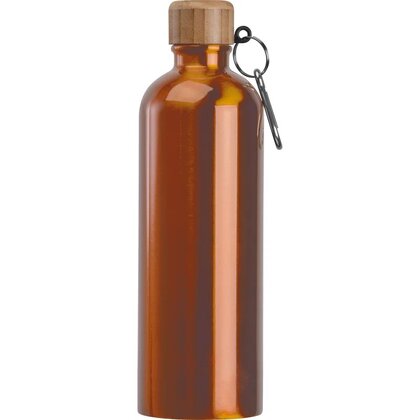 Stainless steel drinking bottle with carabiner, 750ml RUTH