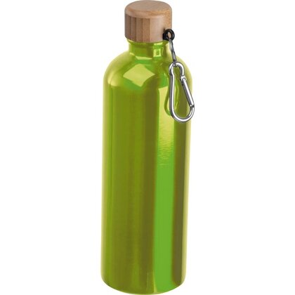 Stainless steel drinking bottle with carabiner, 750ml RUTH