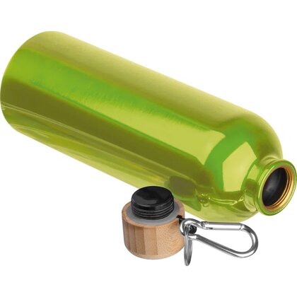 Stainless steel drinking bottle with carabiner, 750ml RUTH