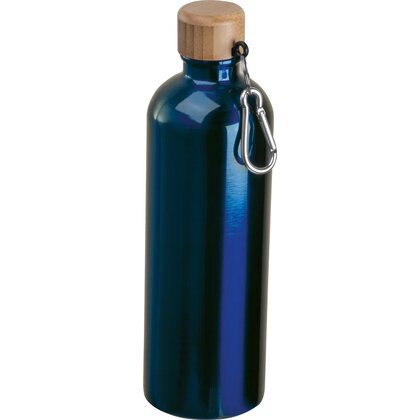 Stainless steel drinking bottle with carabiner, 750ml RUTH