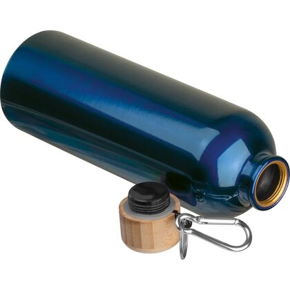 Stainless steel drinking bottle with carabiner, 750ml RUTH