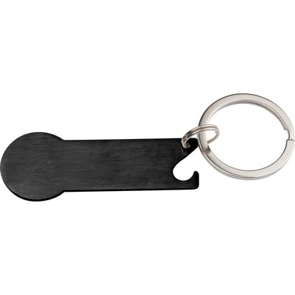 Keyring with shopping cart chip RODNEY