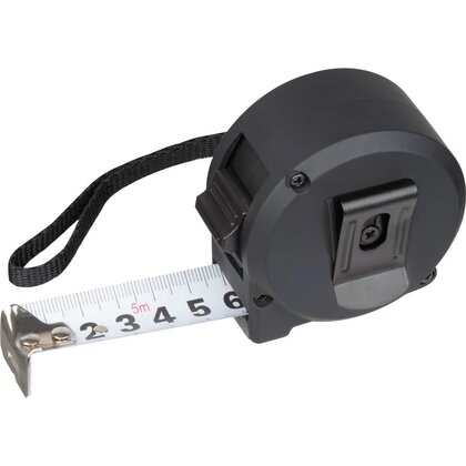Steel tape measure with plastic housing 5m CARLOTA