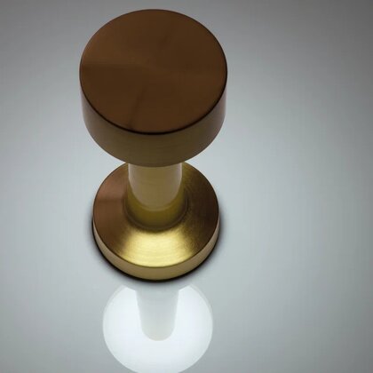Stainless steel table lamp with rechargeable battery ILSE