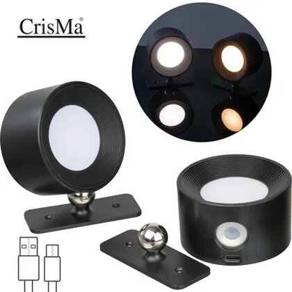 CrisMa rechargeable wall lamps set of 2 HEDWIG