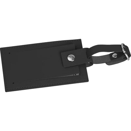 Faux leather luggage tag AMALIA