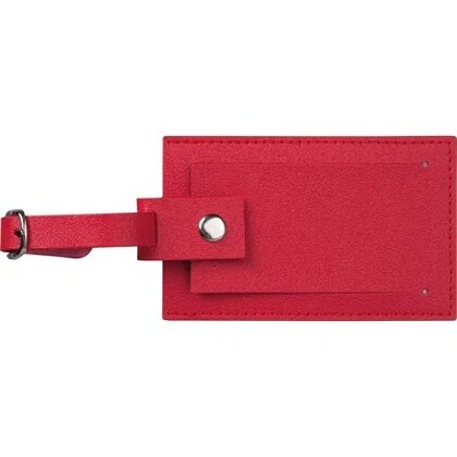 Faux leather luggage tag AMALIA