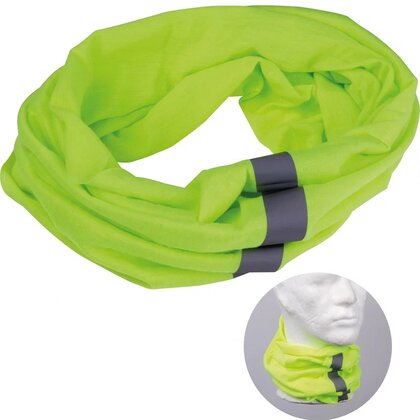 Bandana loop scarf with reflective stripes IGNACIO