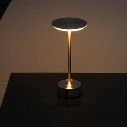 Stainless steel table lamp SYLWAN