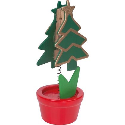 Memo holder in christmas tree design ANGELA