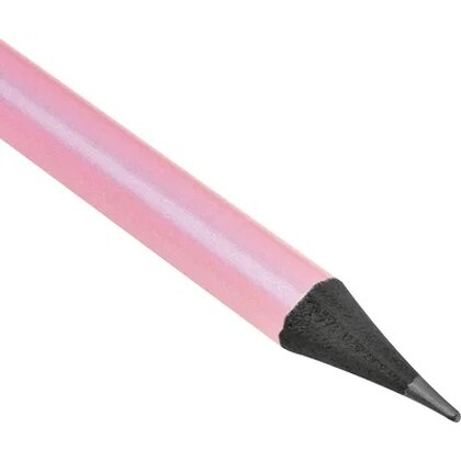 Pencil with eraser in metallic colors JAMES
