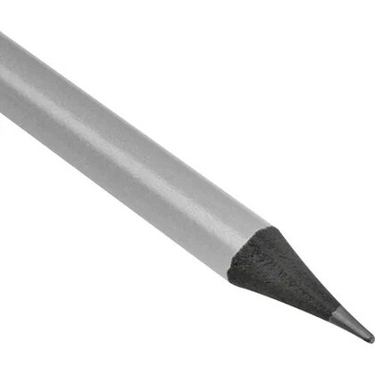 Pencil with eraser in metallic colors JAMES
