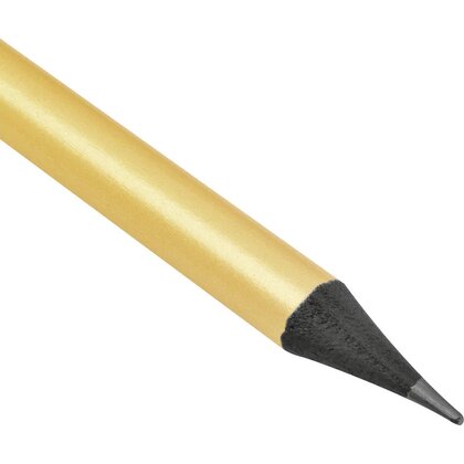 Pencil with eraser in metallic colors JAMES