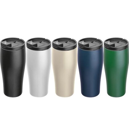 Vacuum stainless steel drinking cup TOMMASO