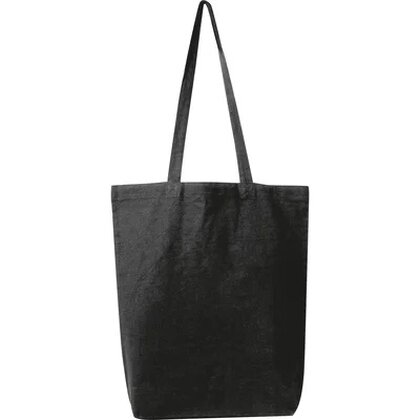 Fairtrade cotton bag with bottom fold PIOTR