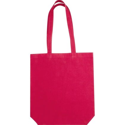 Fairtrade cotton bag with bottom fold PIOTR