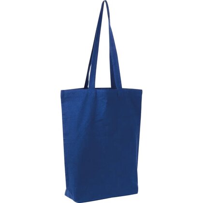 Fairtrade cotton bag with bottom fold PIOTR