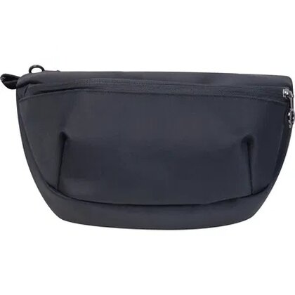 Waist bag &ndash; nylon, gun metal details LUANA