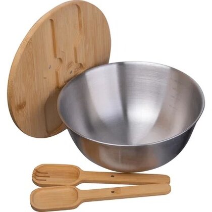 Salad bowl with bamboo lid ROZALIA