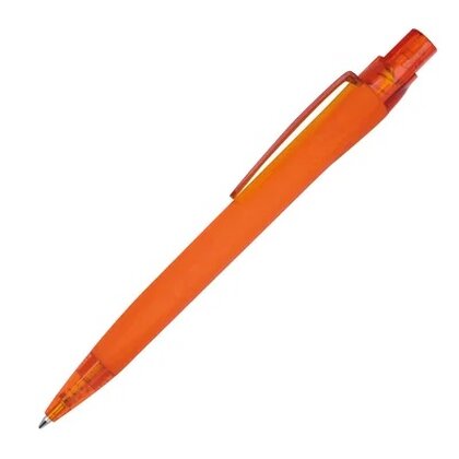 Rubberized plastic pen ORLANDO
