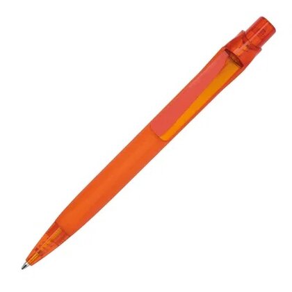 Rubberized plastic pen ORLANDO