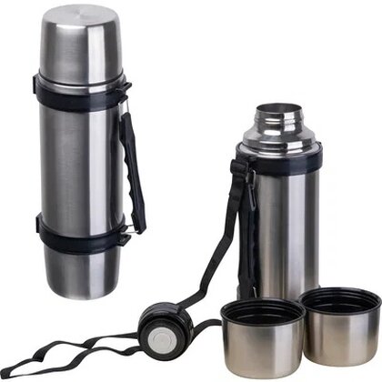 Vacuum insulated jug with cups EMANUEL